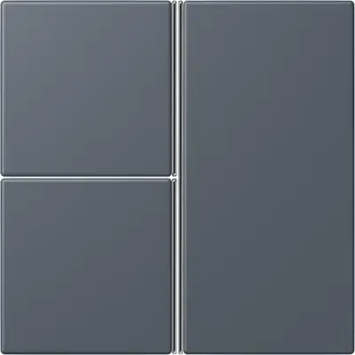 JUNG bedieningselement / centraalplaat knx f40 3v Les Couleurs gris fonce 59 262 (LC 403 TSA 262)