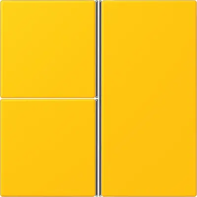 JUNG bedieningselement / centraalplaat knx f40 3v Les Couleurs le jaune vif 263 (LC 403 TSA 263)
