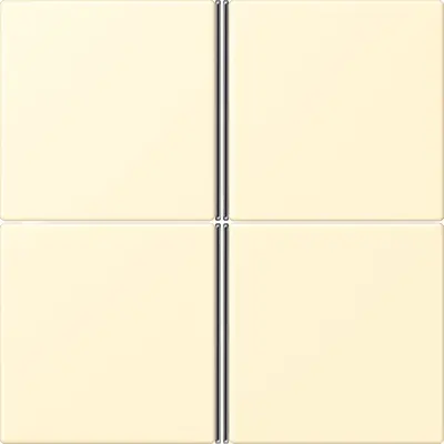JUNG bedieningselement / centraalplaat knx f40 4v Les Couleurs blanc 201 (LC 404 TSA 201)
