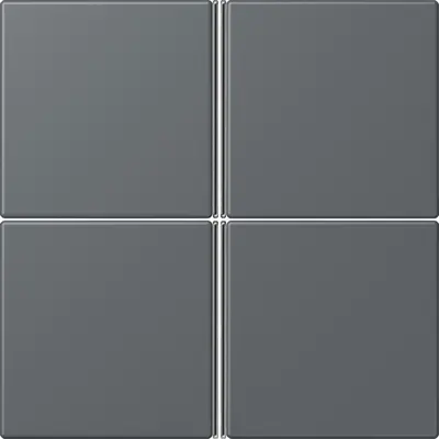 JUNG bedieningselement / centraalplaat knx f40 4v Les Couleurs gris fonce 31 202 (LC 404 TSA 202)