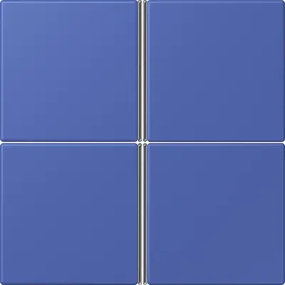 JUNG bedieningselement / centraalplaat knx f40 4v Les Couleurs bleu outremer 31 206 (LC 404 TSA 206)