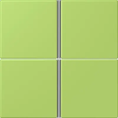 JUNG bedieningselement / centraalplaat knx f40 4v Les Couleurs vert clair 221 (LC 404 TSA 221)