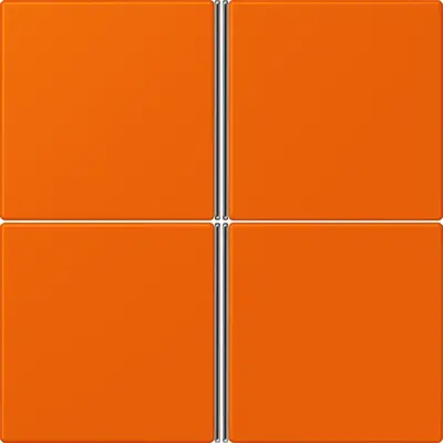 JUNG bedieningselement / centraalplaat knx f40 4v Les Couleurs orange 224 (LC 404 TSA 224)