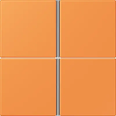 JUNG bedieningselement / centraalplaat knx f40 4v Les Couleurs orange clair 225 (LC 404 TSA 225)