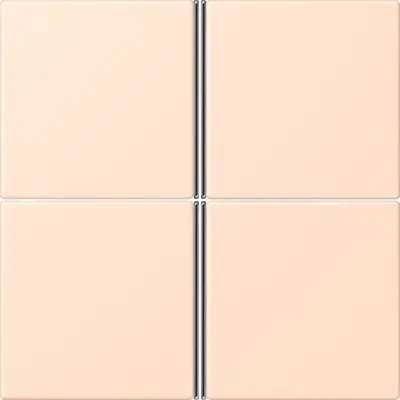 JUNG bedieningselement / centraalplaat knx f40 4v Les Couleurs rose pale 228 (LC 404 TSA 228)
