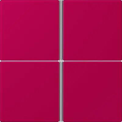 JUNG bedieningselement / centraalplaat knx f40 4v Les Couleurs rouge rubia 230 (LC 404 TSA 230)