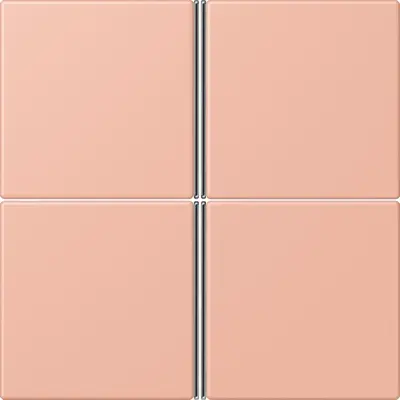 JUNG bedieningselement / centraalplaat knx f40 4v Les Couleurs rose clair 231 (LC 404 TSA 231)