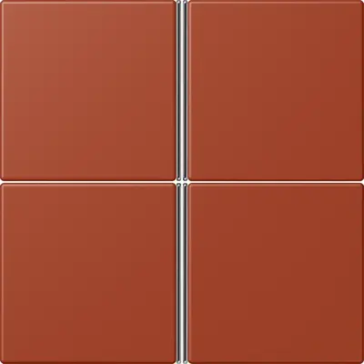 JUNG bedieningselement / centraalplaat knx f40 4v Les Couleurs l'ocre rouge 232 (LC 404 TSA 232)