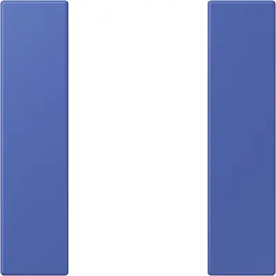 JUNG bedieningselement / centraalplaat knx f50 1v Les Couleurs bleu outremer 31 206 (LC 501 TSA 206)