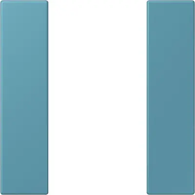 JUNG bedieningselement / centraalplaat knx f50 1v Les Couleurs ceruleen vif 212 (LC 501 TSA 212)
