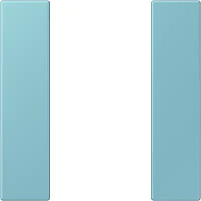 JUNG bedieningselement / centraalplaat knx f50 1v Les Couleurs ceruleen moyen 213 (LC 501 TSA 213)