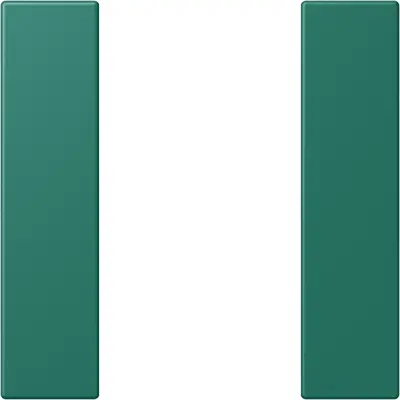 JUNG bedieningselement / centraalplaat knx f50 1v Les Couleurs vert anglais 216 (LC 501 TSA 216)