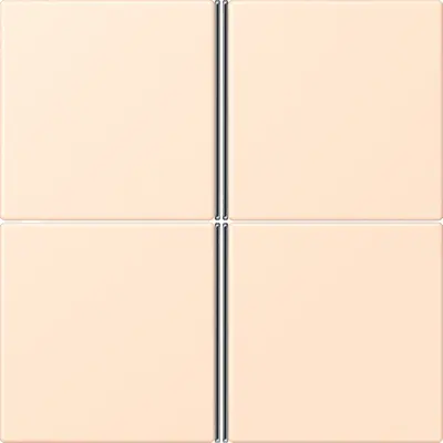 JUNG bedieningselement / centraalplaat knx f40 4v Les Couleurs terre sienne pale 238 (LC 404 TSA 238)