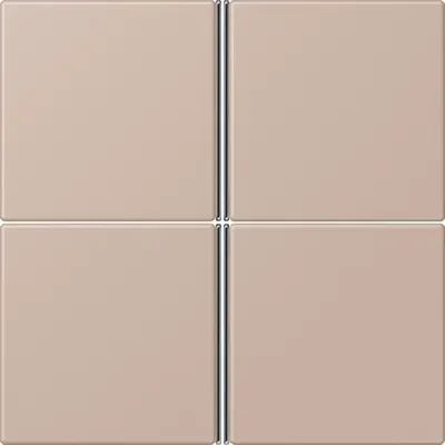 JUNG bedieningselement / centraalplaat knx f40 4v Les Couleurs ombre brulee claire 240 (LC 404 TSA 240)