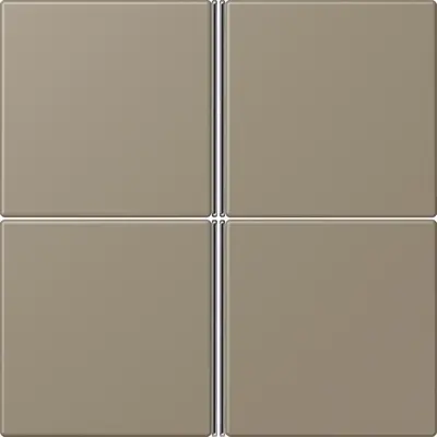 JUNG bedieningselement / centraalplaat knx f40 4v Les Couleurs ombre naturelle moyenne 242 (LC 404 TSA 242)