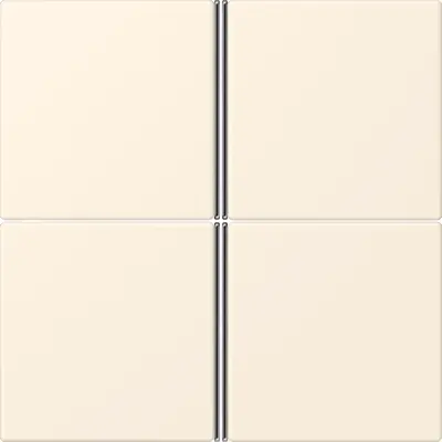 JUNG bedieningselement / centraalplaat knx f40 4v Les Couleurs blanc ivoire 245 (LC 404 TSA 245)