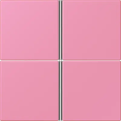 JUNG bedieningselement / centraalplaat knx f40 4v Les Couleurs rose vif 246 (LC 404 TSA 246)