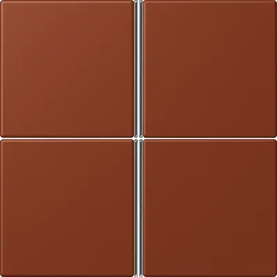 JUNG bedieningselement / centraalplaat knx f40 4v Les Couleurs terre sienne brulee 59 247 (LC 404 TSA 247)