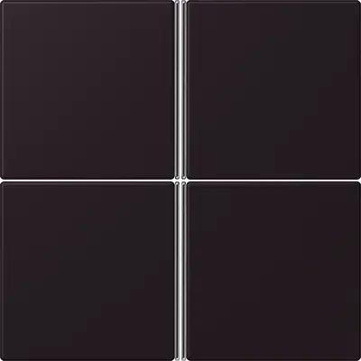 JUNG bedieningselement / centraalplaat knx f40 4v Les Couleurs noir d'ivoire 248 (LC 404 TSA 248)