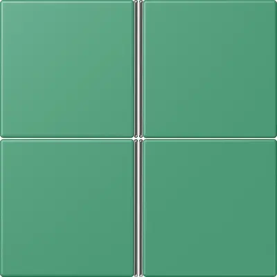 JUNG bedieningselement / centraalplaat knx f40 4v Les Couleurs vert 59 250 (LC 404 TSA 250)