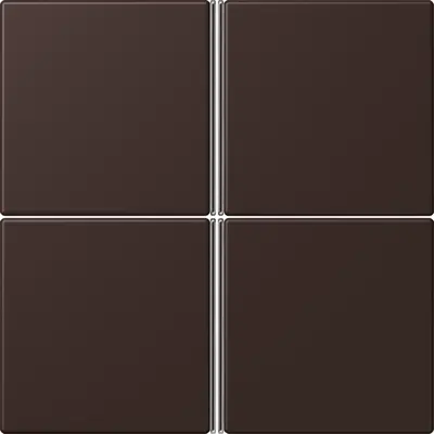 JUNG bedieningselement / centraalplaat knx f40 4v Les Couleurs terre d'ombre brulee 59 252 (LC 404 TSA 252)