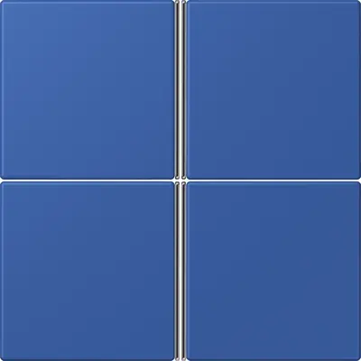 JUNG bedieningselement / centraalplaat knx f40 4v Les Couleurs bleu outremer 59 253 (LC 404 TSA 253)