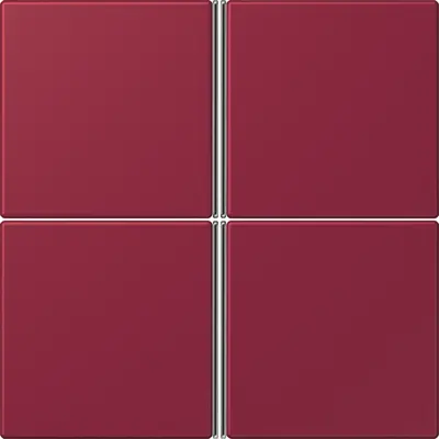 JUNG bedieningselement / centraalplaat knx f40 4v Les Couleurs le rubis 255 (LC 404 TSA 255)