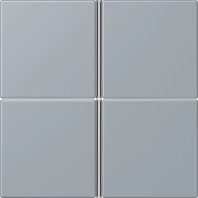 JUNG bedieningselement / centraalplaat knx f40 4v Les Couleurs gris clair 59 257 (LC 404 TSA 257)