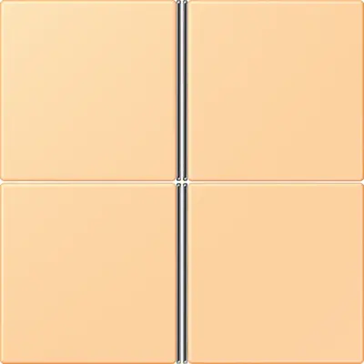 JUNG bedieningselement / centraalplaat knx f40 4v Les Couleurs terre sienne clair 59 258 (LC 404 TSA 258)