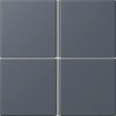JUNG bedieningselement / centraalplaat knx f40 4v Les Couleurs gris fonce 59 262 (LC 404 TSA 262)