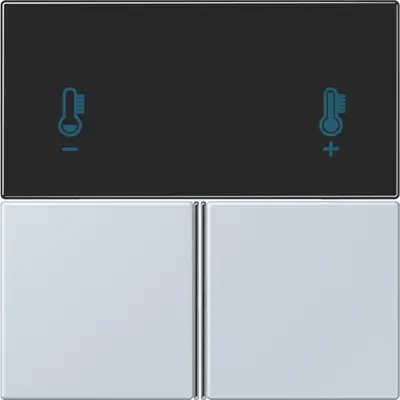 JUNG bedieningselement / centraalplaat knx rcd4093 Les Couleurs outremer pale 209 (LC 4093 TSA 209)