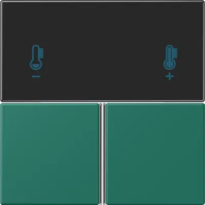 JUNG bedieningselement / centraalplaat knx rcd4093 Les Couleurs vert anglais 216 (LC 4093 TSA 216)