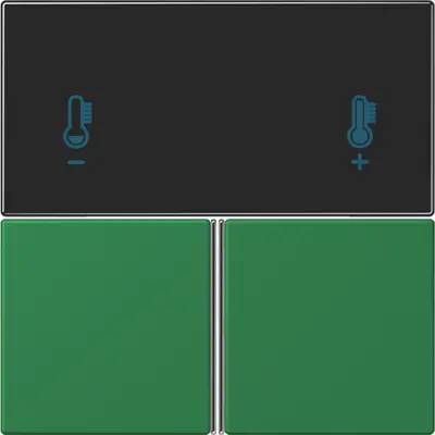 JUNG bedieningselement / centraalplaat knx rcd4093 Les Couleurs vert fonce 219 (LC 4093 TSA 219)