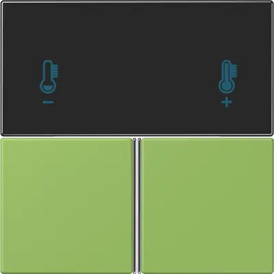 JUNG bedieningselement / centraalplaat knx rcd4093 Les Couleurs vert 31 220 (LC 4093 TSA 220)
