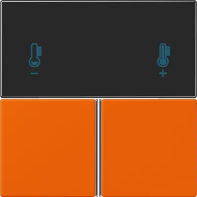 JUNG bedieningselement / centraalplaat knx rcd4093 Les Couleurs orange 224 (LC 4093 TSA 224)