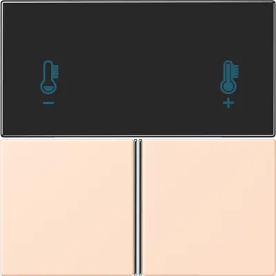 JUNG bedieningselement / centraalplaat knx rcd4093 Les Couleurs rose pale 228 (LC 4093 TSA 228)