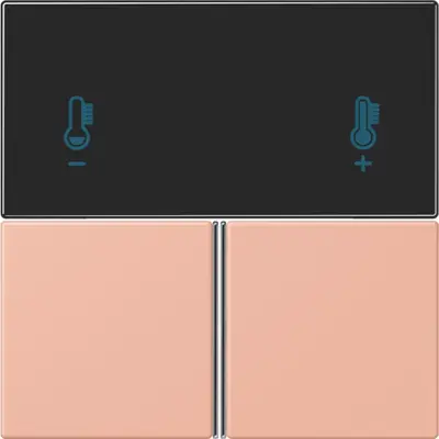 JUNG bedieningselement / centraalplaat knx rcd4093 Les Couleurs rose clair 231 (LC 4093 TSA 231)