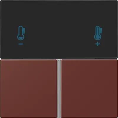 JUNG bedieningselement / centraalplaat knx rcd4093 Les Couleurs terre sienne brulee 31 235 (LC 4093 TSA 235)