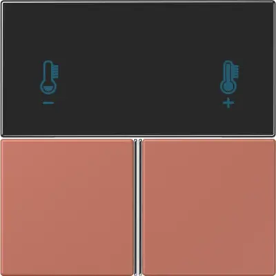 JUNG bedieningselement / centraalplaat knx rcd4093 Les Couleurs terre sienne brique 236 (LC 4093 TSA 236)