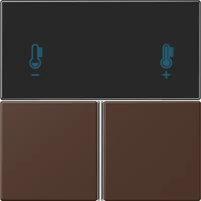 JUNG bedieningselement / centraalplaat knx rcd4093 Les Couleurs terre d'ombre brulee 31 239 (LC 4093 TSA 239)