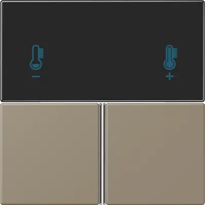 JUNG bedieningselement / centraalplaat knx rcd4093 Les Couleurs ombre naturelle moyenne 242 (LC 4093 TSA 242)
