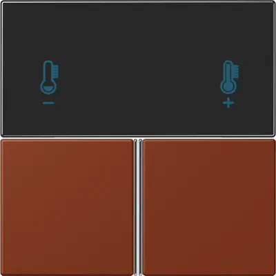 JUNG bedieningselement / centraalplaat knx rcd4093 Les Couleurs terre sienne brulee 59 247 (LC 4093 TSA 247)