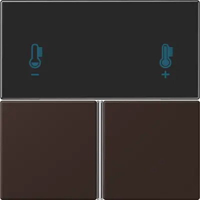 JUNG bedieningselement / centraalplaat knx rcd4093 Les Couleurs terre d'ombre brulee 59 252 (LC 4093 TSA 252)