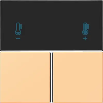 JUNG bedieningselement / centraalplaat knx rcd4093 Les Couleurs terre sienne clair 59 258 (LC 4093 TSA 258)