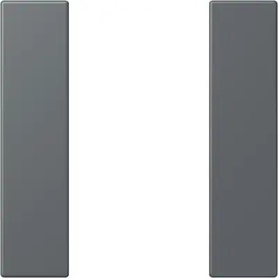 JUNG bedieningselement / centraalplaat knx f50 1v Les Couleurs gris fonce 31 202 (LC 501 TSA 202)