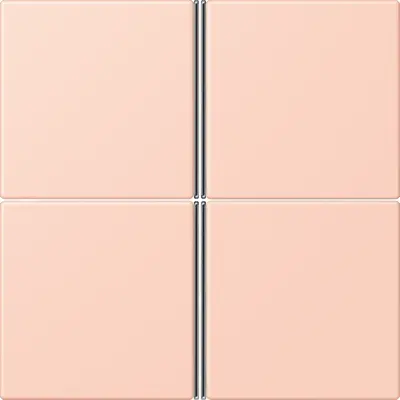 JUNG bedieningselement / centraalplaat knx f40 4v Les Couleurs l'ocre rouge clair 234 (LC 404 TSA 234)
