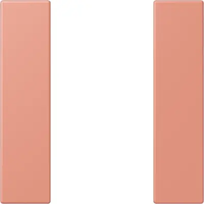 JUNG bedieningselement / centraalplaat knx f50 1v Les Couleurs l'ocre rouge moyen 233 (LC 501 TSA 233)
