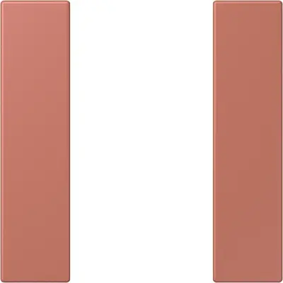 JUNG bedieningselement / centraalplaat knx f50 1v Les Couleurs terre sienne brique 236 (LC 501 TSA 236)