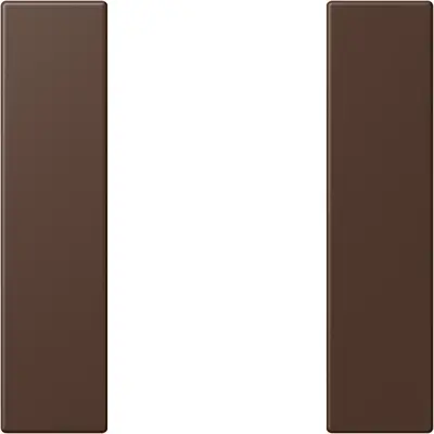 JUNG bedieningselement / centraalplaat knx f50 1v Les Couleurs terre d'ombre brulee 31 239 (LC 501 TSA 239)