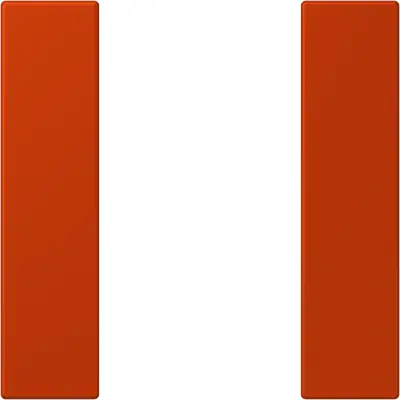 JUNG bedieningselement / centraalplaat knx f50 1v Les Couleurs rouge vermillon 59 244 (LC 501 TSA 244)